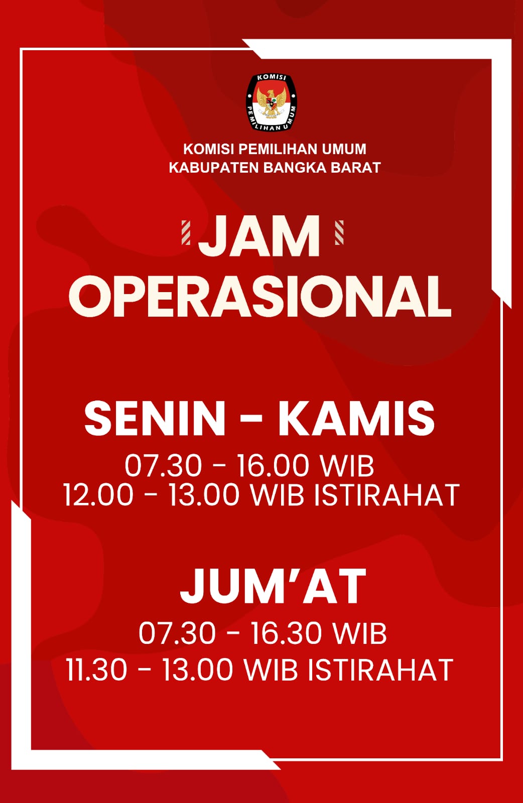 Jam operasional kantor